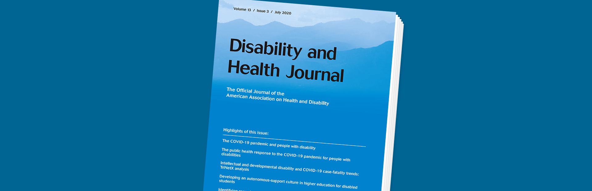 A photo of the Journal cover