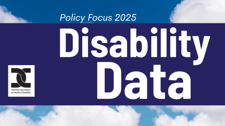 Policy Focus 2025: Disability Data.